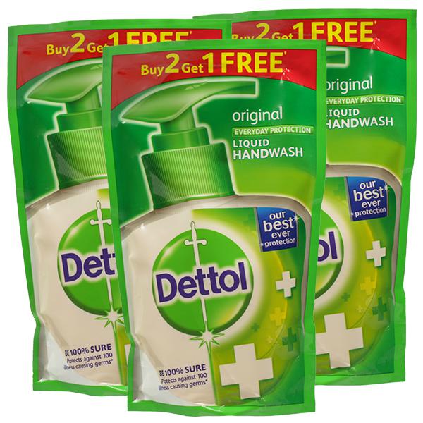 Dettol Original Handwash 175ml Buy2 Get 1 free, Combo Pack 